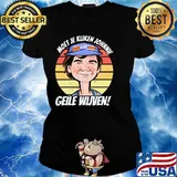 Moet Je Kuken Johnnie Geile Wijven Vintage Sunset Shirt Ladies tee