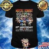 Mortal Kombat 29th Anniversary 1992 2021 Thank You For The Memories Shirt