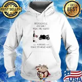 Motocycle And Wine Make Me Happy Humans Make My Head Hurt Hoodie