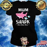 Mum Shark Doo Doo Doo Shirt Ladies tee