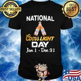 National Coors Light Day January To December Shirt