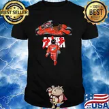 Neo Tokyo Akiras Art Motorcycle Biker Shirt