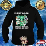 New York Jets my brother to my left and right together we stand Hoodie