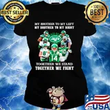 New York Jets my brother to my left and right together we stand Ladies tee