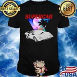 Nice retro style1990s Supercar shirt