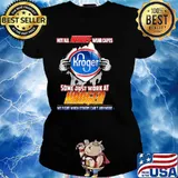 Not All Heroes Wear Capes Some Just Work At Kroger Shirt Ladies tee