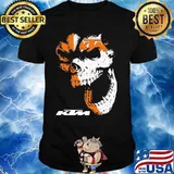 Official Skull With Logo Ktm Shirt