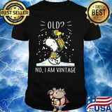 Old No I Am Vintage Snow Snoopy With Woodstock Shirt