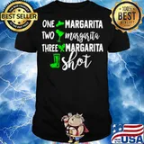 One Margarita Two Margarita Three Margarita Shot Shirt