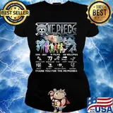 one piece thank you for the memories 2021 Ladies tee