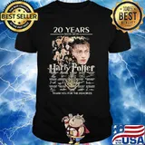 20 Years 2001 2021 Harry Potter Thank You For The Memories Signature Shirt