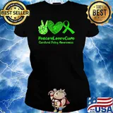 Peace Love Cerebral Palsy Awareness Ladies tee