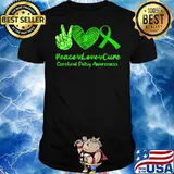 Peace Love Cerebral Palsy Awareness shirt