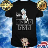 Perfect Rick Sanchez Science Is Wise Follow It’s Advice Fuck You Dr Seusse Shirt