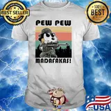 Pew Pew Madafakas Snoopy Vs Woodstock Vintage Shirt