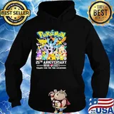 Pokemon 25th Anniversary 1996 2021 Thank You For The Memories Shirt Hoodie