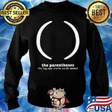 Premium Parentheses Punctuation Typographic Shirt Sweater