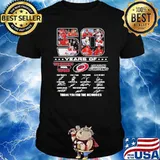 Pro 50 Years Of Carolina Hurricanes The Greatest NHL Teams Thank You For The Memories Signatures Shirt