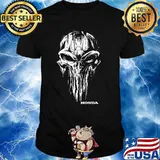 Punisher Skull With Honda Car Logo Symbol Shirt