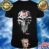Punisher Skull With Logo Yamaha Shirt