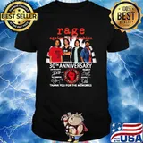 Rage Against The Machine 30th Anniversary Thank You For The Memories Signatures Shirt