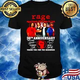 Rage against the machine 60Th anniversary signature thank for the memories shirt