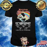 Rainbow Rising 45th Anniversary 1976 2021 Thank You For The Memories Signature Shirt