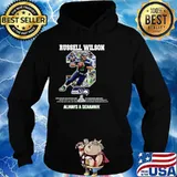 Russell Wilson 3 always a Seattle Seahawks shirts Hoodie