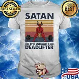 Satan the ultimate deadlifter weight lifting vintage shirt