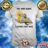 She who reads is booked every night shirt