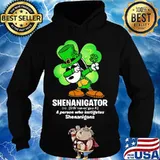 Shenanigator Definition A Person Who Instigates Snoopy Dabbing Patricks Day Shirt Hoodie