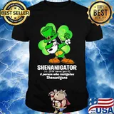 Shenanigator Definition A Person Who Instigates Snoopy Dabbing Patricks Day Shirt