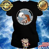 Skeleton And Dachshund Dog Introverted But Willing To Discuss Dogs Ladies tee