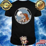 Skeleton And Dachshund Dog Introverted But Willing To Discuss Dogs shirt