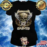 skull metallica saints Ladies tee