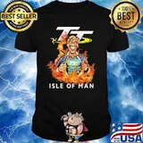 Skull Superman With Logo Isle Of Man Fire Shirt