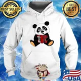 Smilemoreteesa Funny Panda Bear Playing Accordion Hoodie