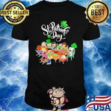 Snoopy Charlie Brown And Friends Party Happy St Patricks Day 2021 shirt