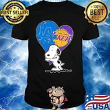 Snoopy Lover Los Angeles Lakers And Dodgers Shirt