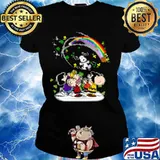 Snoopy Woodstock And Friends Happy St Patrick’s Day 2021 Ladies tee