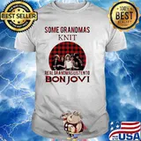 Some Grandmas Play Bingo Real Grandmas Listen To Bon Jovi Sunset Shirt