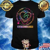 Some Have A Story We Made History Proud To Be A Caregiver Medical Shirt