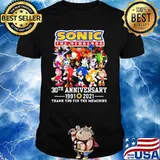 Sonic The Hedgehog 30th Anniversary 1991 2021 Thank You For The Memories Shirt