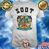 SOOT TE PERDRE IN RIDENS GUITAR FISH AND DOG SHIRT