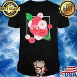 Spring Summer Flower floral shirt