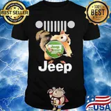 Squirrel Nuts With Logo Jeep Shirt