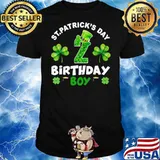 St Patrick’s Day 2 Years Old Birthday Boy 2nd Birthday Shirt