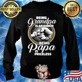 St Patrick’s Day Being Grandpa Is An Honor Being Papa Is Priceless Sweater
