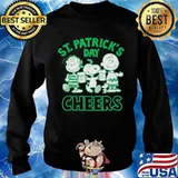St Patricks Day Cheers Snoopy Charlie Shirt Sweater
