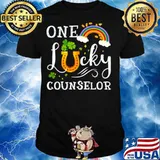 St Patrick’s Day One Lucky Kinder Garten Counselor Shamrock shirt